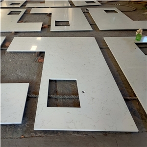 Dolomite Quartz Kitchen Countertops Without Anti-Dumping