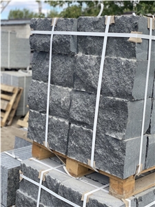 Antik Nero Gabbro Mushroomed Masonry Stone