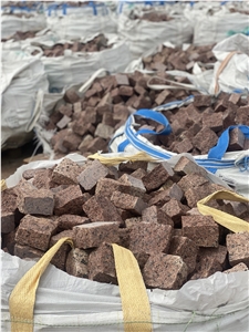 Red Granite Cobbles