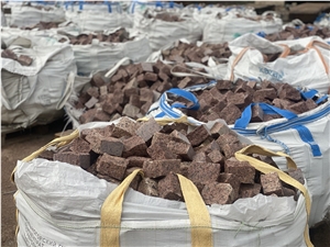 Red Granite Cobbles