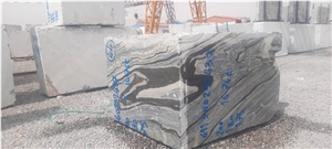Silver Stream Marble Block