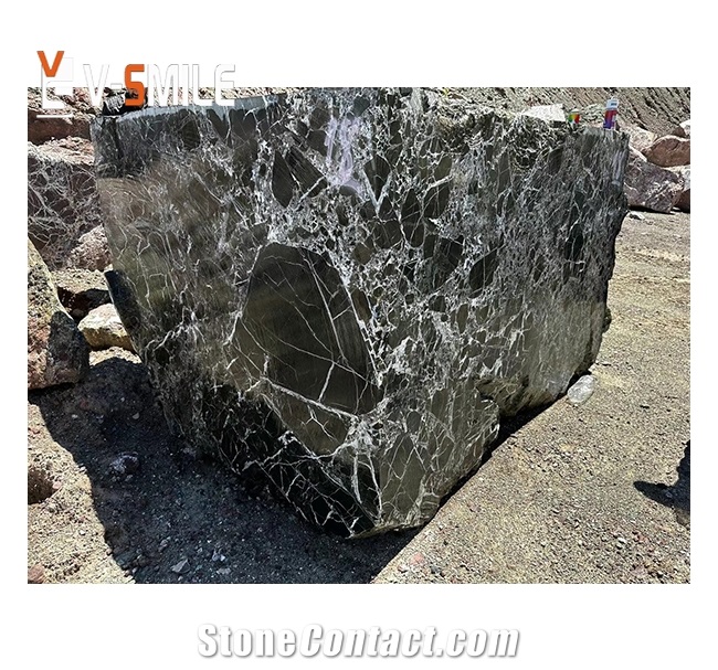 From Quarry Green Levanto Green Marble Raw Stone Block