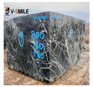 From Quarry Green Levanto Green Marble Raw Stone Block