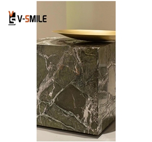 Home Furniture Green  Levanto Marble Top Dining Table