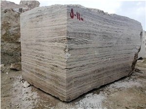 Silver Travertine Block 1