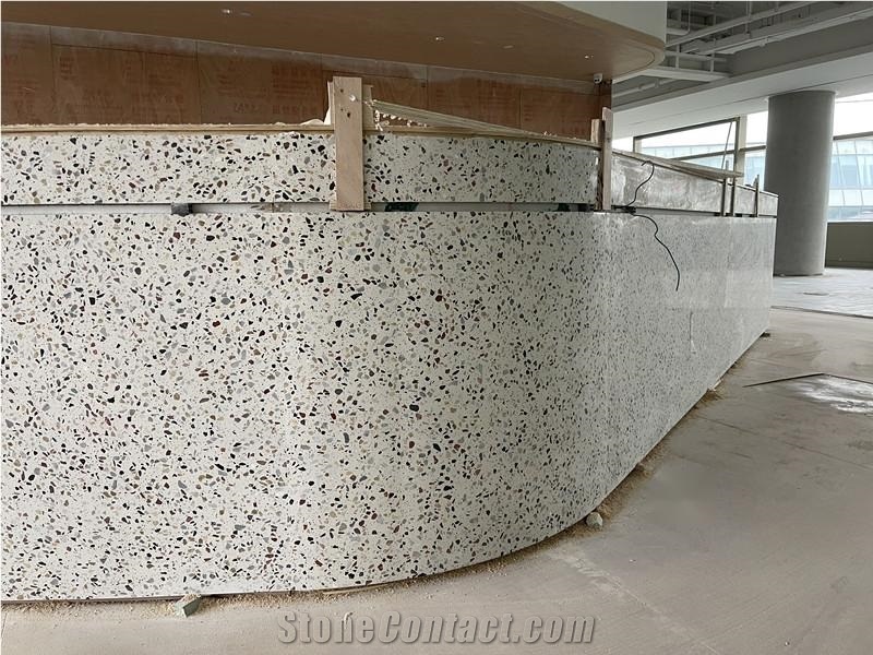 Curving Stone Reception Desk,Carving Stone Customized Desk