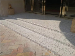Terrazzo Stone Steps,Optimustone Customized Cut Steps