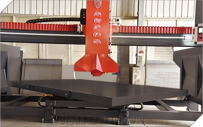 Infrared Bridge Saw For Quartz Kitchen Countertop Making