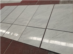 Carrara White Marble Tile Laminated With Honeycomb Backing
