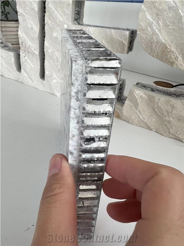 Grey Granite Tile Laminated Aluminum Honeycomb Backing
