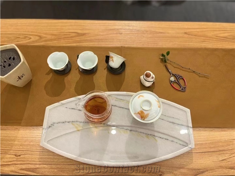 All Kinds Of Marble Granite Tea Trays Set Service Plates