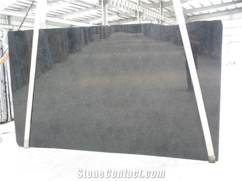 Angola Black Granite Big Slab Tile For Wall And Floor