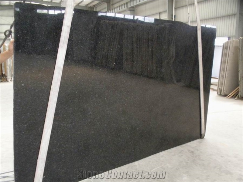 Angola Black Granite Big Slab Tile For Wall And Floor