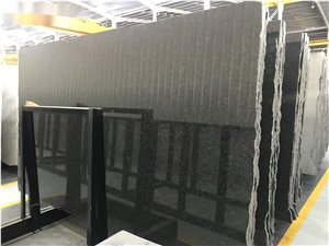 Angola Black Granite Big Slab Tile For Wall And Floor