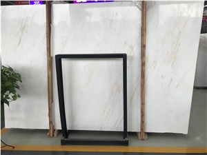 Ariston Gold White Marble Slab Tile For Wall And Floor