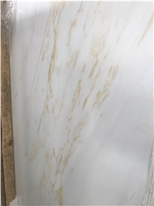 Ariston Gold White Marble Slab Tile For Wall And Floor