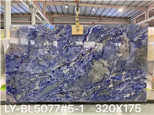 Azul Bahia Blue Granite Slab Tile For Wall