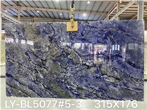Azul Bahia Blue Granite Slab Tile For Wall
