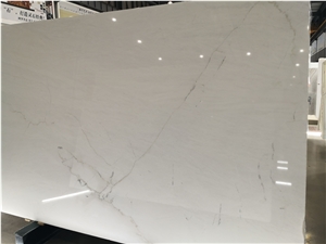 Bianco Everest White Marble Slab