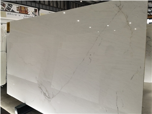 Bianco Everest White Marble Slab