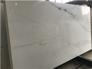 Bianco Everest White Marble Slab