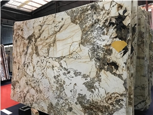 Blanc Du Blanc Yellow Granite Slabs Tile