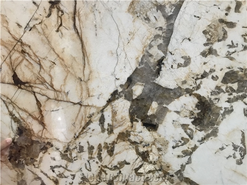 Blanc Du Blanc Yellow Granite Slabs Tile
