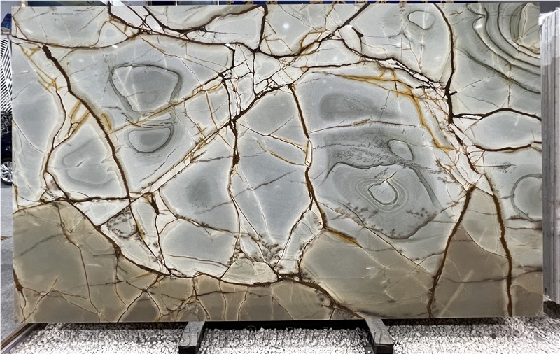 Blue Roma Quartzite Slab Imperial Blue Quartzite Slab