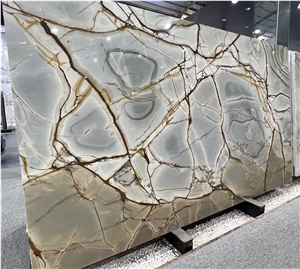 Blue Roma Quartzite Slab Imperial Blue Quartzite Slab