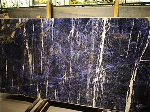 Blue Sodalite Granite Slab Tile
