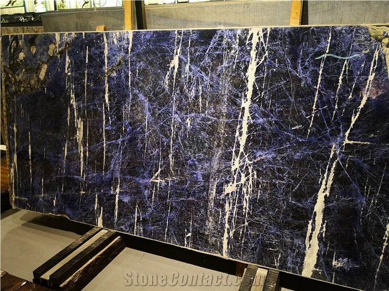 Blue Sodalite Granite Slab Tile