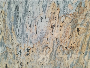 Brazil Amarillo Jaguar Granite Slab Tile For Wall And Floor