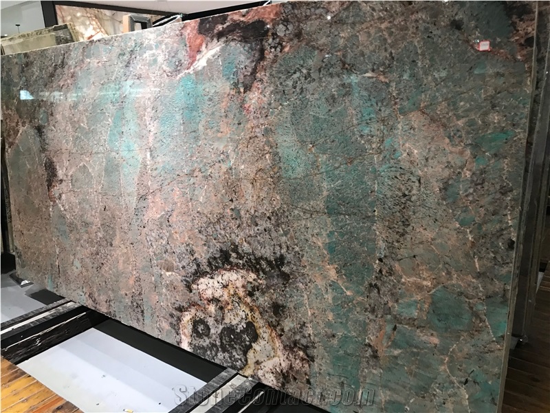 Brazil Amazon Green Granite Slab Tile Good For Wall