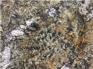 Brazil Atlas Green Granite Slab Tile For Wall And Floor