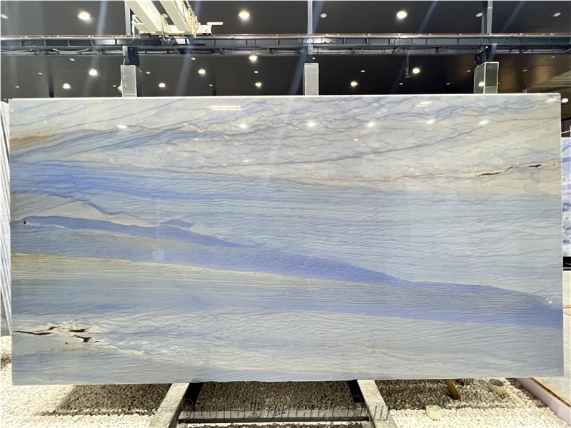 Brazil Azul Macaubas Quartize Slab Luxury Quartize