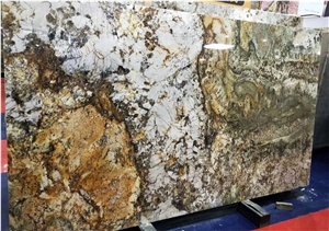 Brazil Baricatto Yellow Granite Slab Tile
