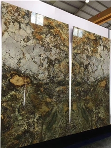 Brazil Baricatto Yellow Granite Slab Tile