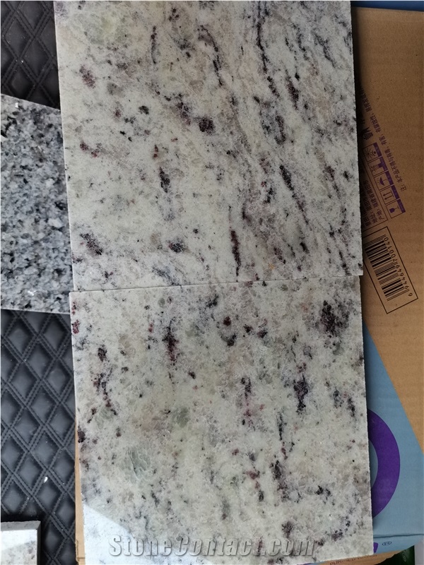 Brazil Bianco Ornamental White Granite Slab Tile