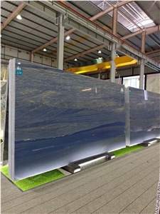 Brazil Blue Macaubas Quartzite Slabs Tile