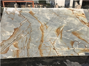 Brazil Blue Marie Quartize Slab Tile