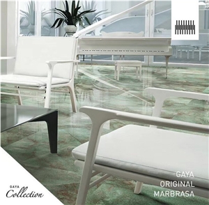 Brazil Botanic Green Quartzite Slab Tile