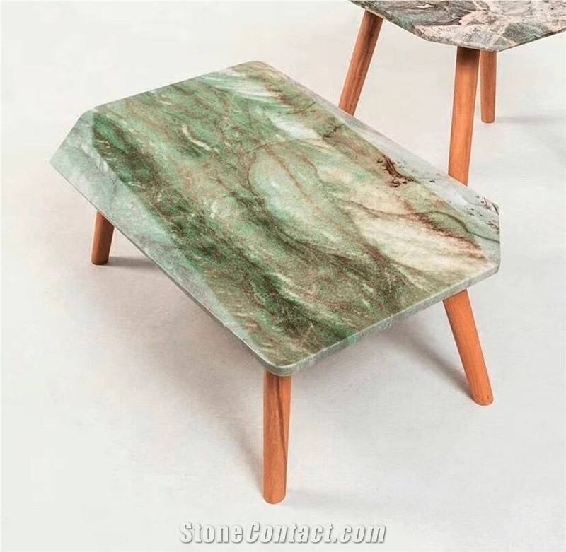 Brazil Botanic Green Quartzite Slab Tile