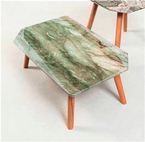 Brazil Botanic Green Quartzite Slab Tile