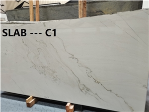 Brazil Calacatta Quartzite Slabs Tile