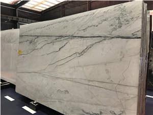 Brazil Calacatta White Quartize Slab Tile