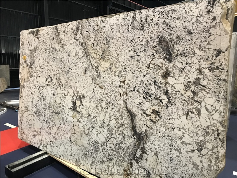 Brazil Everest White Granite Slab Tile