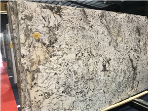Brazil Everest White Granite Slab Tile