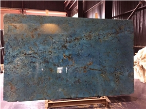 Brazil Fantasy Blue Granite Slab Tile