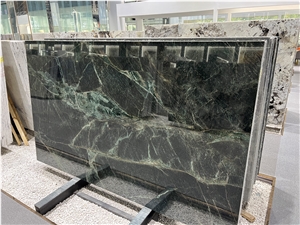 Brazil Fuchsite Crystal Green Quartzite Slab