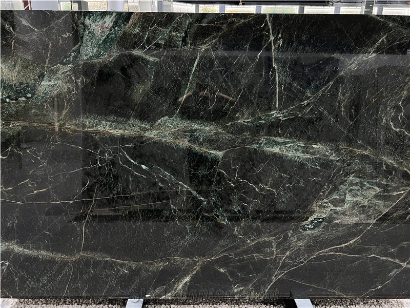 Brazil Fuchsite Crystal Green Quartzite Slab